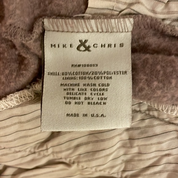Mike & Chris Fleece Peplum Jacket Taupe Small - Picture 10 of 10